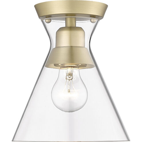 Malta 1 Light 7.13 inch Brushed Champagne Bronze Flush Mount Ceiling Light